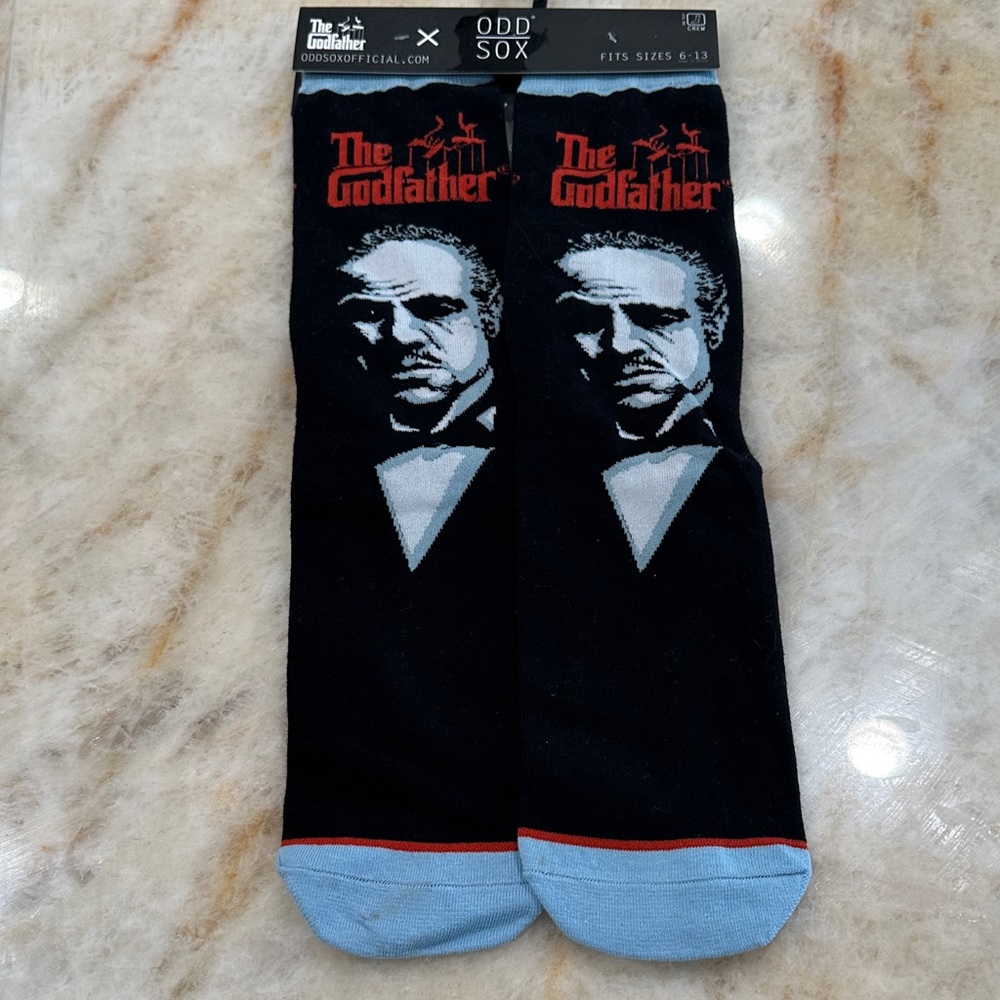 The Godfather Black and Blue Socks